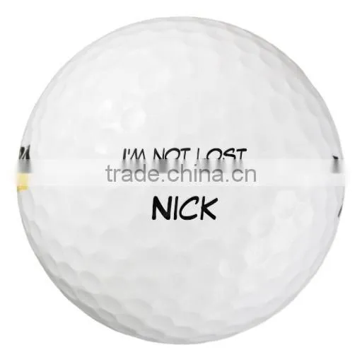 Printed Logo Tournament Ball Golf Range Ball Gift Ball photo-4