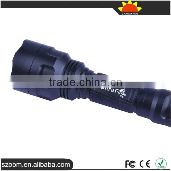 C8 Q5 560 Lumens LED Flashlight 1 Mode Red Light Tactical Flashlight Torch photo-3