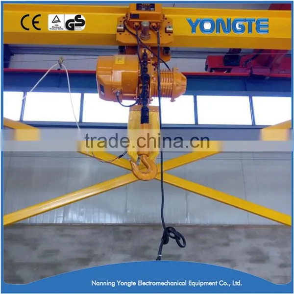 0.3t-5t Overhead Crane Hoist With Electric Trolley photo-3