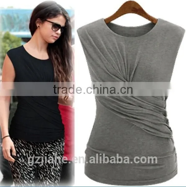 Tropical Blouses 2015 Summer Women New Fashion Shirts Casual Cropped New Cheap Clothes China Tops Exclusive Style Shirts photo-2