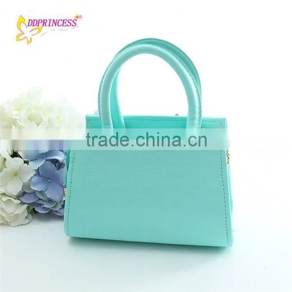 Fashion Blue Color Bow Tie Design Children Tote Bag , Children Shoulder Bag , Little Girls Shoulder Bag photo-2