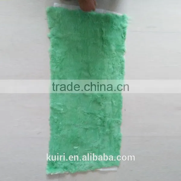 Daying Origin Rabbit Fur Plate Real Rabbit Pelt Plates Dyed Colors Rabbit Fur Skin Plates photo-6