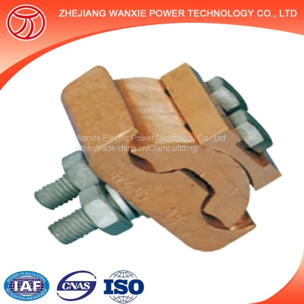 Two Bolt Copper Clamp Parallel Groove Clamp