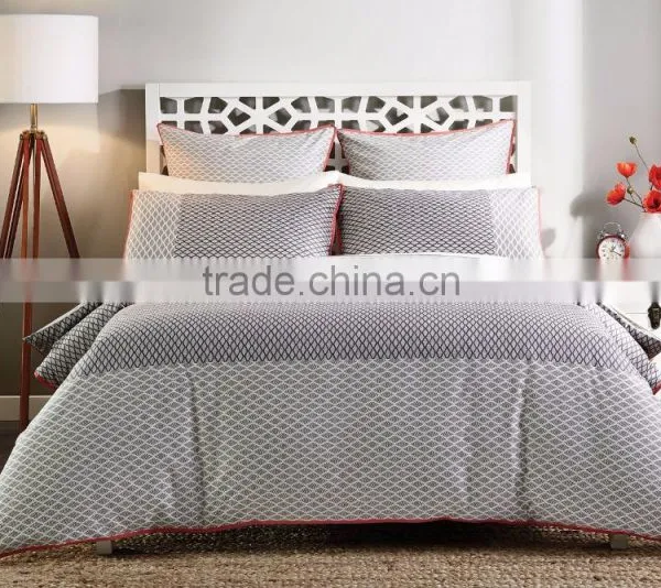 Grey And Cream Quilt Cover photo-3