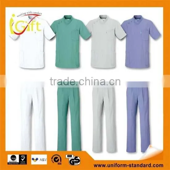 Good Quality New Design 100% Cotton Nursing Scrubs Medical Unifroms Scrubs photo-5