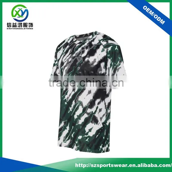 OEM Graffiti Printing Plus Size Sport Polyester Sublimation Men t Shirt photo-3