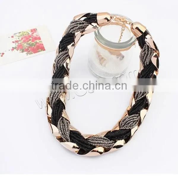 Wholesale Indian Glass Jewelry Glass Seed Beads Necklace photo-2