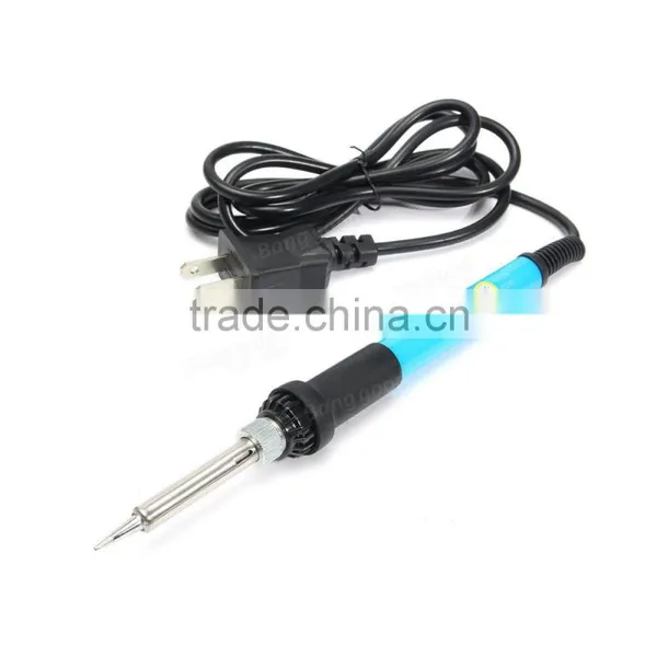 Professional 110V/220V 60W Adjustable Temperature Welding Solder Soldering Iron Tool Kit photo-3