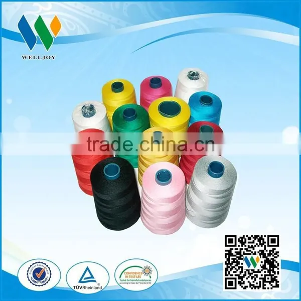 Good Color Fastness Dyed Plastic Cone Polyester Sewing Thread 20s,40s,50s,60s 5000metr photo-3