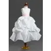 Ball Gown Scoop Neck Sleeveless Tea-length Flower Girl Dresses photo-2