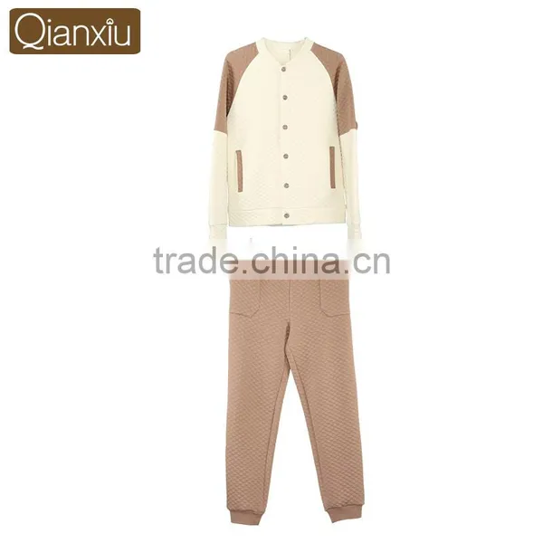 Factory Outlets Price Qianxiu Winter Warm Ladies Cotton Pyjamas photo-5