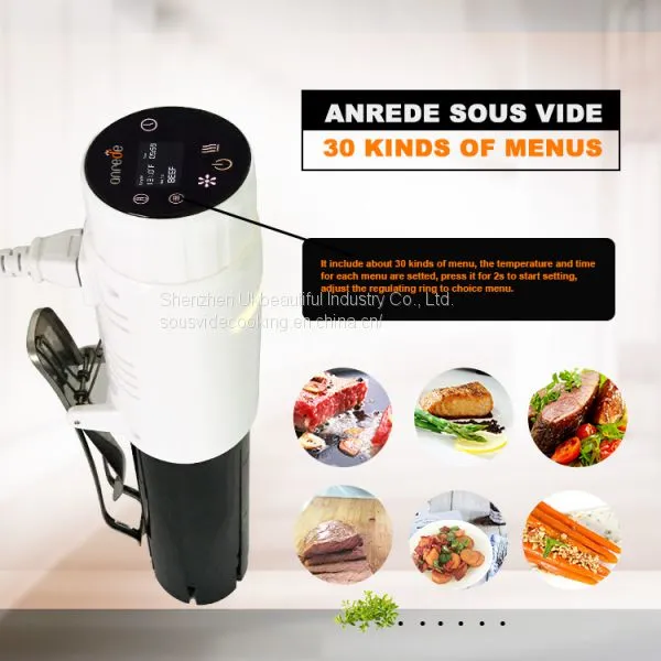 High Power 1050w Preset Recipes Sous Vide Precision Cooker Machine photo-2