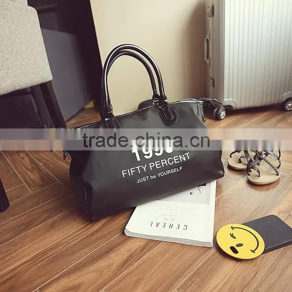 Latest Fashion Printed Nylon Tote Bag Wholesale Waterproof Nylon Zipper Bag photo-3