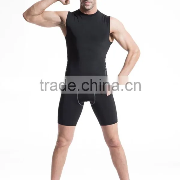 Custom Private Label Reflective Printing Polyester Spandex Stretchy Dry Fit Sports Wear for Men photo-5