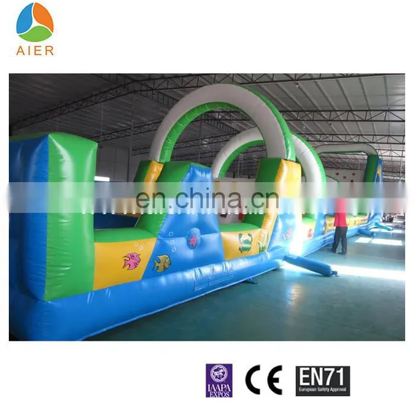 2017 Aier Factory Giant Inflatable Obstacle for Adults/obstacle Course for Rental photo-3
