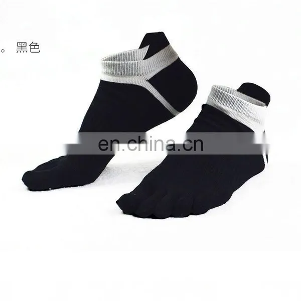 Toe Socks 100% Cotton Low Cut Five Finger Socks Athletic for Men#WZ-01 photo-5