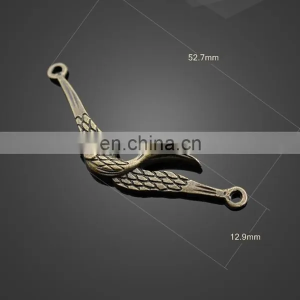 Wholesale Animal Bird Peacock Shape Pendant Alloy Pendant Jewelry Accessories photo-5