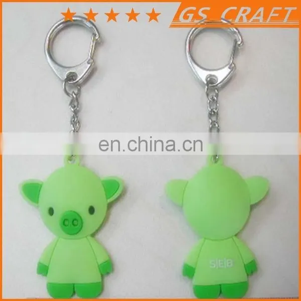 Best Selling Rubber Key Chain/rubber Souvenir Fruit Bottle Shaped Pvc Keychain photo-4