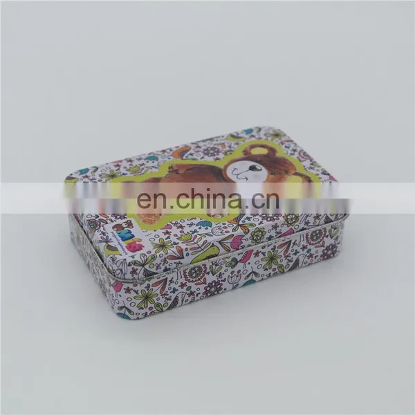 Wholesale Small Rectangular Embossing Metal Food Packaging Tin Cans photo-6