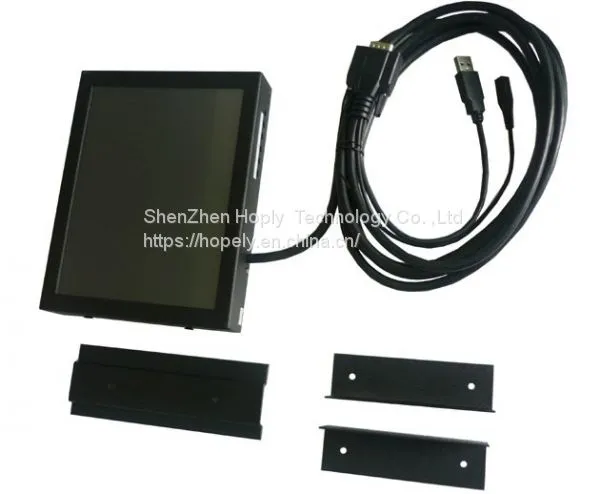 8 Inch Metal Cover HL-807B Monitor With Touch Screen for IPC photo-3