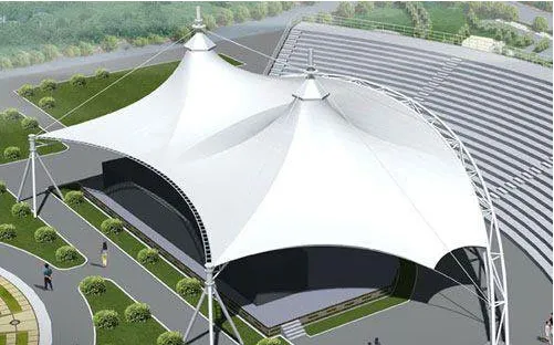 PTFE Coat Fabric Membrane High Tension PTFE Architecture Membrane photo-3