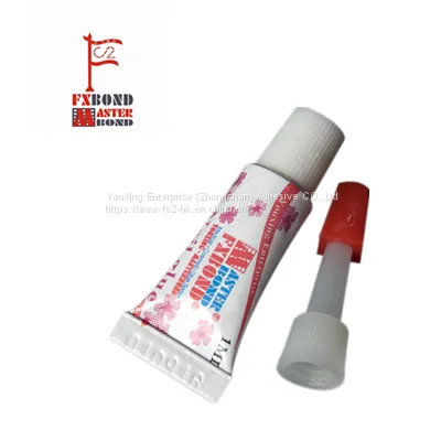 1g Clear Gel Adhesive Nail Glue With Bonding Diamond photo-2