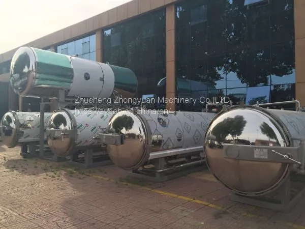Three Parallel Water Bath Pothigh Pressure and High Temperature Cooking Sterilization Pot photo-4