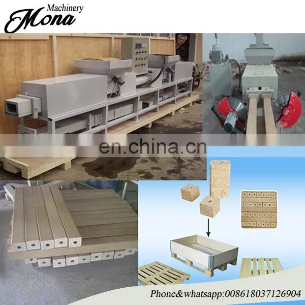 Wood Pallet Block Production Line/sawdust Recycling Wood Pallet Feet Making Machine photo-2