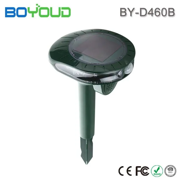 Ultrasonic Outdoor Solar Animal Repellent PIR Motion Activated Bird Repeller photo-3