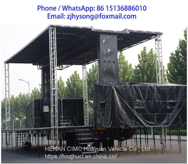 8.5 m Roadshow Mobile Stage Truck Trailer photo-2