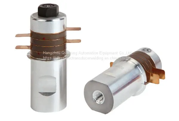 Flange Type 28Khz 700w Ultrasonic Piezoelectric Transducer For Plastic Welding Machine
