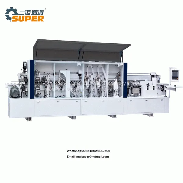 Wood Furniture Machine CE Support Beveling Edge Bander Machine With Pre Milling