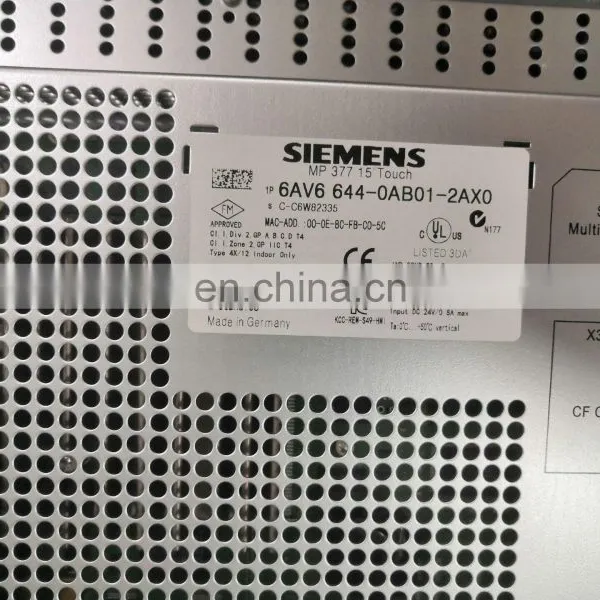 Siemenss Touch Screen 6AV6644-0AB01-2AX0 photo-3