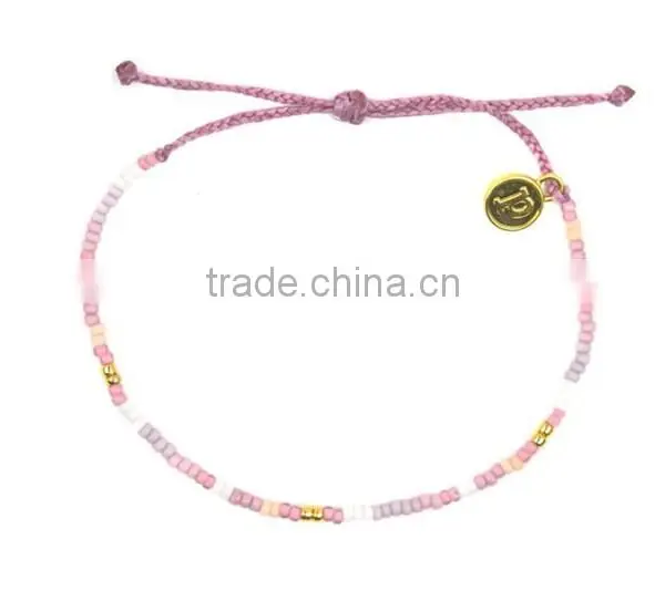 Mix Color Glass Seed Bead Woven Bracelet Metal Beads Bracelet for Men photo-4