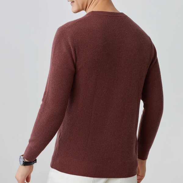 For Keep Warm Pure Cashmere Jumper Grey Cashmere Sweater photo-3