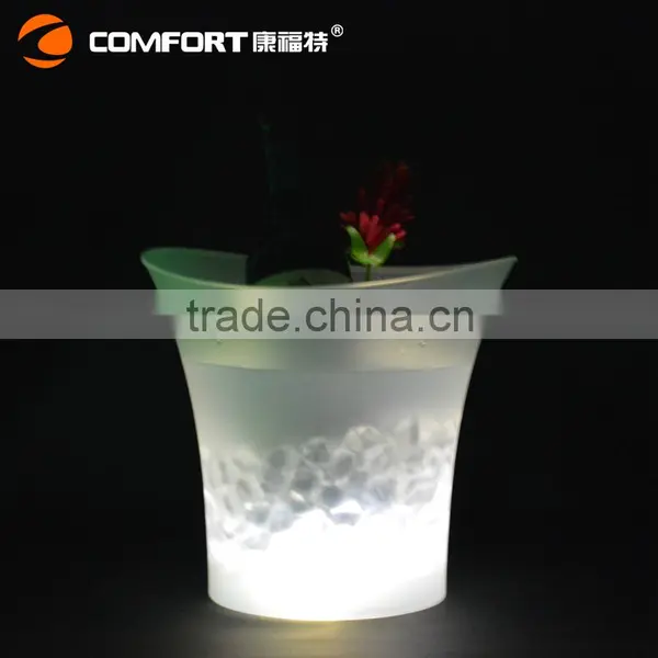 Plastic Material Waterproof Color Changing LED Party Bar Ice Bucket photo-5