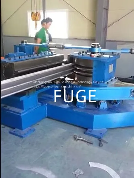 Rectangular corner bellow forming machine