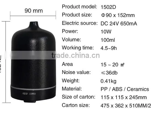 Special Design Mini Ceramic Ultrasonic Aroma Diffuser Humidifier Wholesale photo-4
