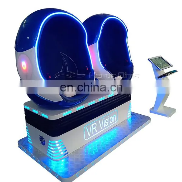Attractive Double Seats 9D Egg VR Cinema Virtual Reality Chair Simulation Rides photo-2
