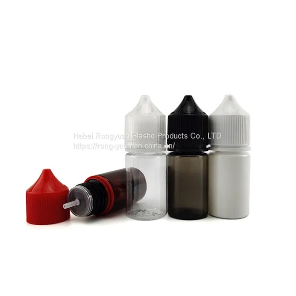 Plastic Pet 05 Transparent E-Liquid E-Juice Mechanical Dropper Packaging Bottle With Screw Cap photo-3