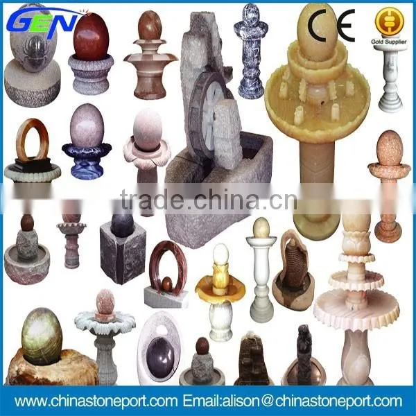 Outdoor Garden Stone Granite Water Fountain photo-4