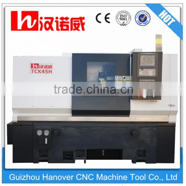 New Cnc Lathe Machine Metal Cutting Lathe for Sale TCK45H Heavy Duty Cnc Metal Processing Hobby Lathes Slant Bed 8'' Chuck photo-3