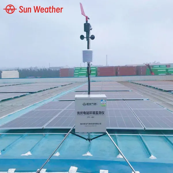 PC-4 Weather Station Monitor Environmental Photovoltaic Environmental Monitor Temperature and Humidity Wind Speed and Wind Direction Pressure photo-5