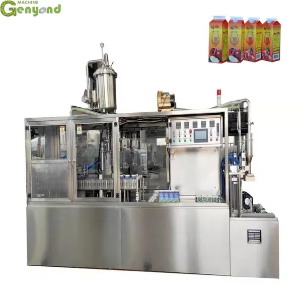 Automatic Gable-Top Cartons With Screw Cap Filling Machine photo-3