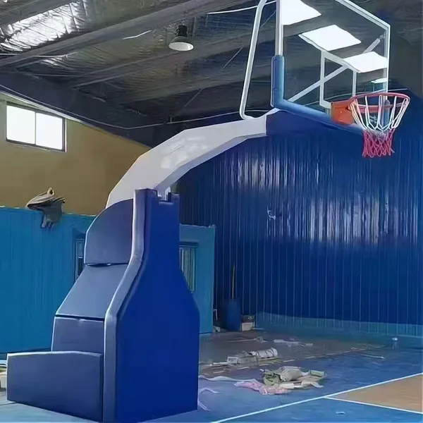 Height Adjustable Electrokinetic Hydraulic Basketball Hoop