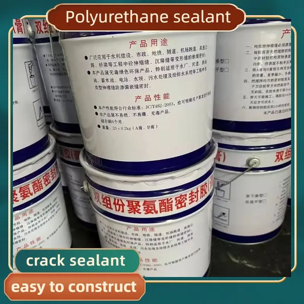 UV Resistant Polyurethane Sealant Paint Overcoatable Sealing Glue for Prefabricated Building Assembly Joints