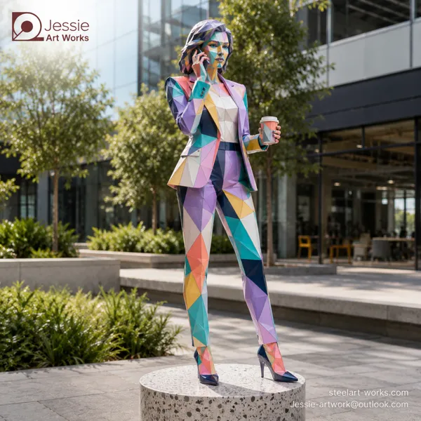Abstract Body Figure Sculpture for Modern Public Art photo-5
