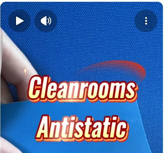 Antistatic Conveyor Belt for Cleanrooms.