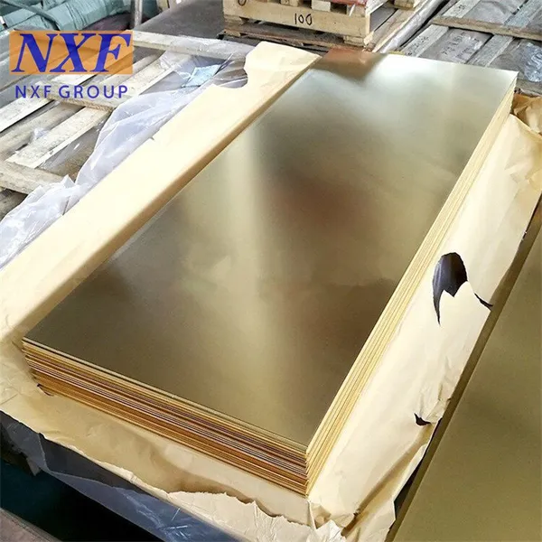 NXF C2800/GB H62/ASTM C27400/ISO CuZn40/BS CZ109 Thickness1-100mm Width 1-2.5m Length 1-12m Brass Plate photo-5