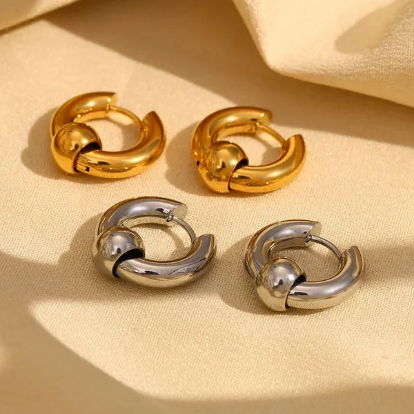 Stainless Steel Earrings 1 Year Warranty Against Tarnishing Wholesale Price From Factory Supplier photo-3